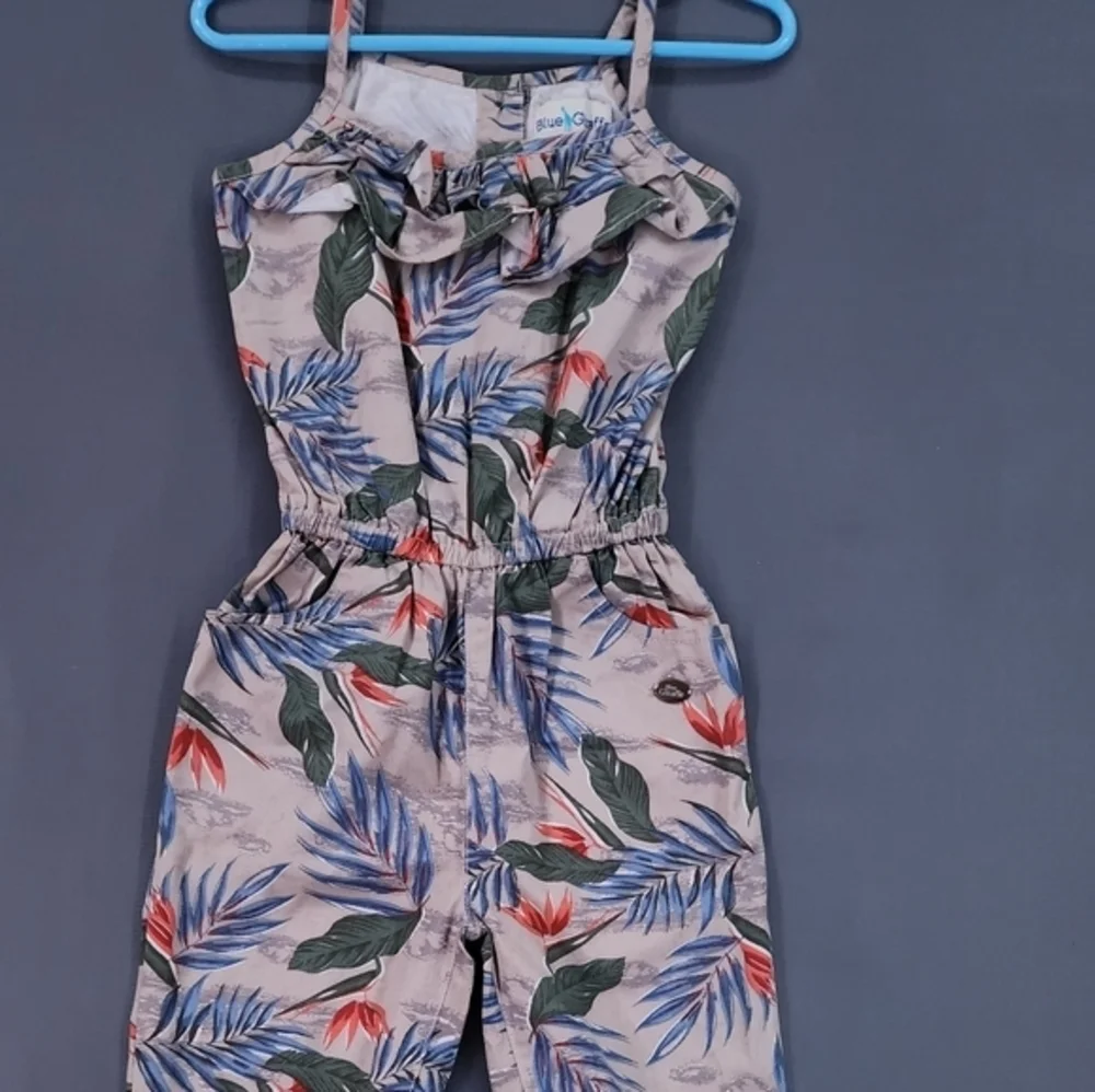 Girls Blue Giraffe Jumper‎